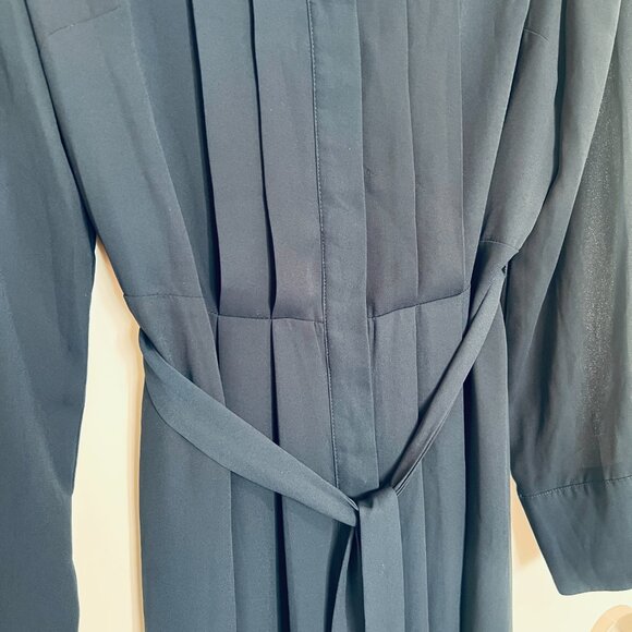 Nanette Lepore Sheer Navy Dress - Picture 3 of 5